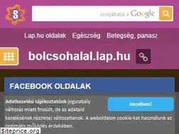 Sites similar to bolcsohalal.lap.hu