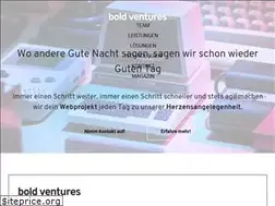 Sites similar to bold-ventures.de