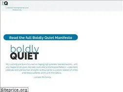 Sites similar to boldlyquiet.com