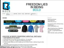Sites similar to boldscreenprinting.com