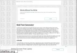 Sites similar to boldtext.io