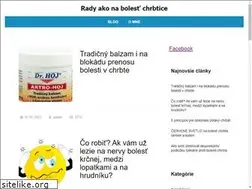 Sites similar to bolest-chrbtice.sk