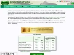 Sites similar to boleto-machupicchu.com