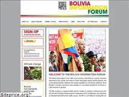 Sites similar to boliviainfoforum.org.uk
