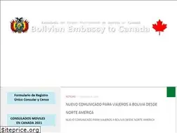 Sites similar to bolivianembassy.ca