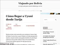 Sites similar to boliviatickets.wordpress.com
