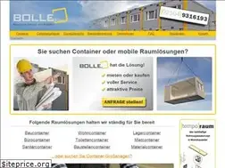 Sites similar to bolle-container.de