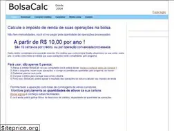 Sites similar to bolsacalc.com.br