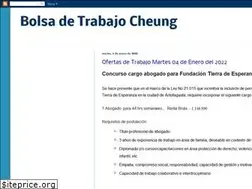 Sites similar to bolsadetrabajocheung.blogspot.com