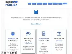 Sites similar to bolsapublica.es