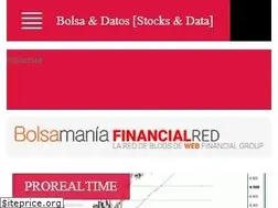Sites similar to bolsaydatos.com