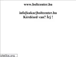 Sites similar to boltcenter.hu