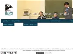 Sites similar to bolyai.hu