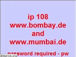 Sites similar to bombay.de