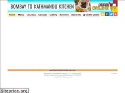 Sites similar to bombaytokathmandukitchen.com