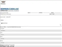 Sites similar to bomnincadillac.com