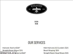 Sites similar to bonafidebarber.com