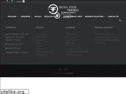 Sites similar to bonafidetravels.com