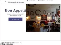 Sites similar to bonappetitseaford.net