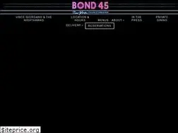 Sites similar to bond45ny.com