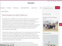 Sites similar to bonda-balkone.de