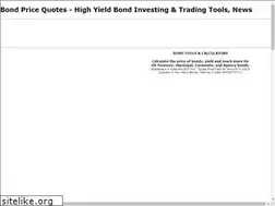 Sites similar to bondpricequotes.com
