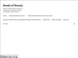 Sites similar to bondsofbeauty.wordpress.com