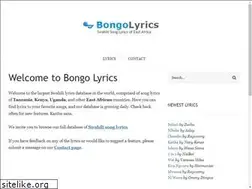 Sites similar to bongolyrics.com