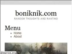 Sites similar to boniknik.com