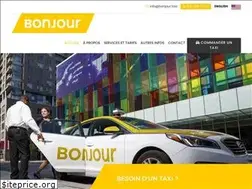 Sites similar to bonjour.taxi