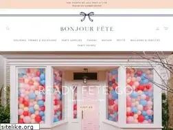 Sites similar to bonjourfete.com