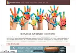 Sites similar to bonjourlesenfants.net
