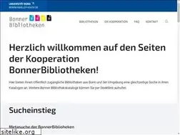 Sites similar to bonnerbibliotheken.de