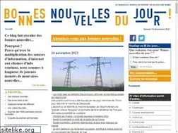 Sites similar to bonnesnouvellesdujour.fr