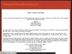 Sites similar to bonnieandclydebroadway.com