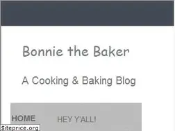 Sites similar to bonniethebaker.com
