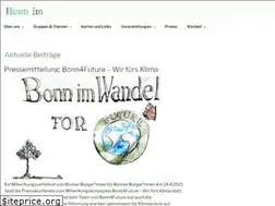 Sites similar to bonnimwandel.de