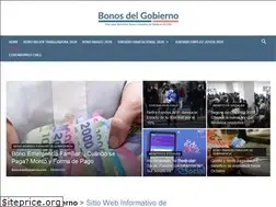 Sites similar to bonosdelgobierno.com