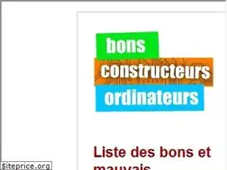 Sites similar to bons-constructeurs-ordinateurs.info
