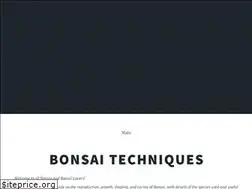 Sites similar to bonsaitechniques.com