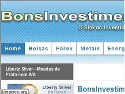 Sites similar to bonsinvestimentos.com