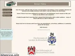 Sites similar to bonsonhistory.co.uk