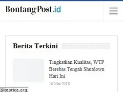 Sites similar to bontangpost.id