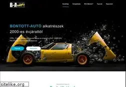 Sites similar to bontott-auto.hu