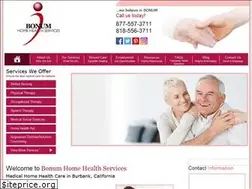 Sites similar to bonumhomehealth.com