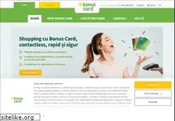 Sites similar to bonuscard.ro