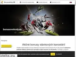 Sites similar to bonusovekody.sk