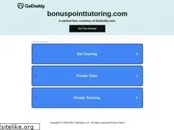 Sites similar to bonuspointtutoring.com