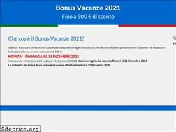 Sites similar to bonusvacanze.net