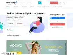 Sites similar to bonusway.lt